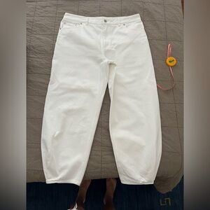 Tibi Brancusi jeans white